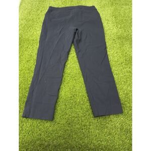 Chico's Women's Navy Straight Leg Dress Pants Solid Regular Size 12R
